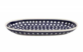 Półmisek owalny 28x17 cm Bolesławiec Dekor 42