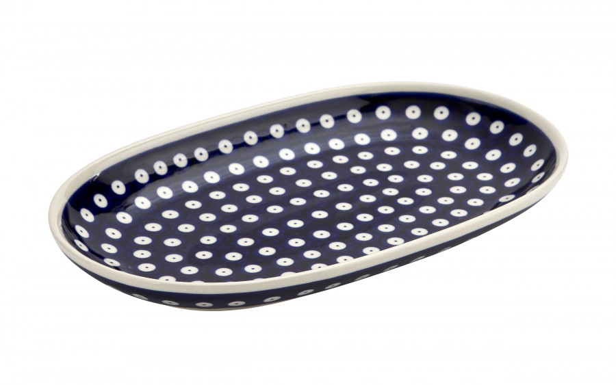 Półmisek owalny 28x17 cm Bolesławiec Dekor 42