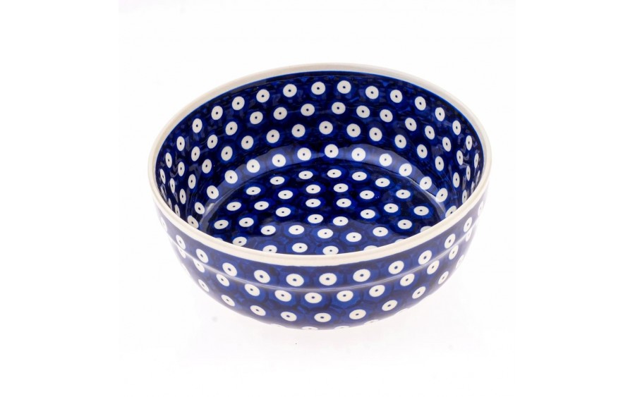 Miska 1,3 L Magnolia duża GU- 835 Bolesławiec Kropki 42