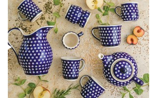 Miska 1,3 L Magnolia duża GU- 835 Bolesławiec Kropki 42