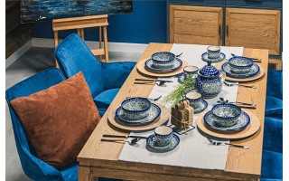 Filiżanka ze spodkiem Bolesławiec Dekor 1073A