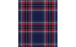 Pościel flanelowa 155x200 cm Aspen Navy-Rot 04