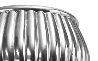 Osłonka ceramiczna 22 cm Antique srebrna
