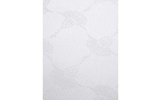 Pościel satynowa 135x200 cm Cornflower 4020-0 biała
