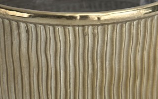 Osłonka ceramiczna 18,5 cm Antique złota