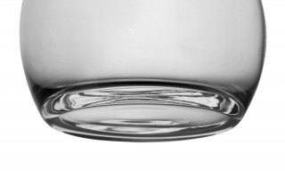 Wazon szklany 16,5 cm beczułka Sigma Glass