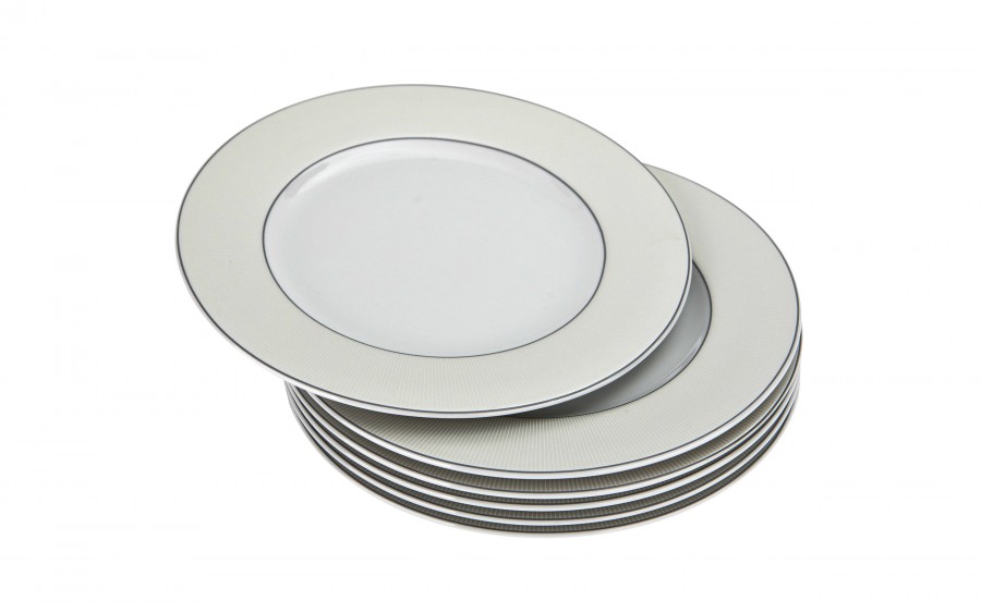 Komplet 6 talerzy deserowych 19,5 cm Dakota New