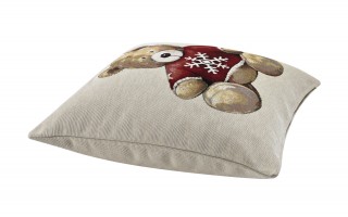 Poszewka dekoracyjna 45x45 cm Miś Gobelinowa Premium Zamek