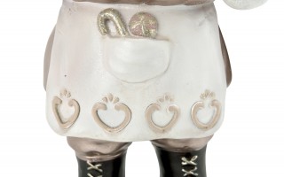 Figurka świąteczna Złoty Mikołaj 32,5 cm