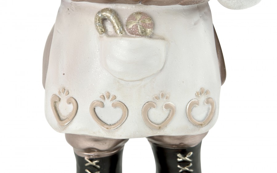 Figurka świąteczna Złoty Mikołaj 32,5 cm