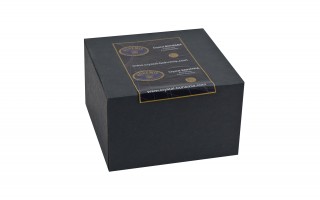 Salaterka kryształowa 15,5 cm  gwiazdki Bohemia Hand Made