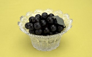 Salaterka kryształowa 15,5 cm  gwiazdki Bohemia Hand Made