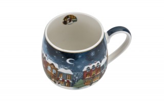 Kubek porcelanowy baryłka 430ml Christmas City