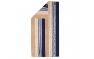 Ręcznik bawełniany 70x140 cm Coast Repeat 6214 Navy Natur 31