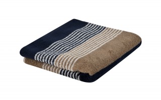 Ręcznik bawełniany 70x140 cm Coast Repeat 6214 Navy Natur 31