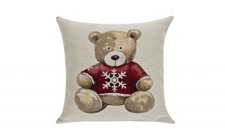 Poszewka dekoracyjna 45x45 cm Miś Gobelinowa Premium Zamek