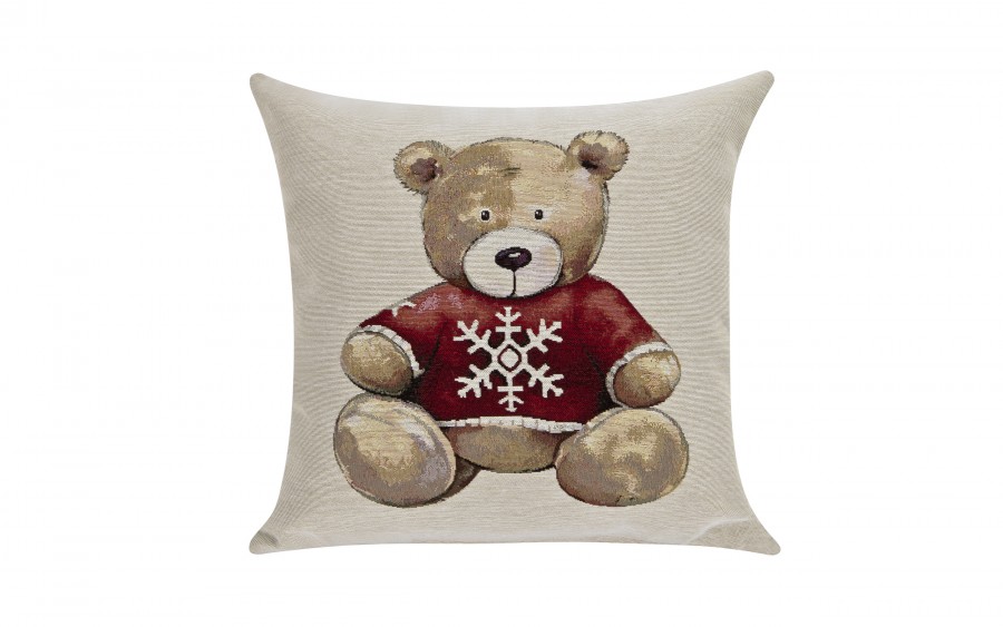 Poszewka dekoracyjna 45x45 cm Miś Gobelinowa Premium Zamek