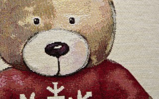 Poszewka dekoracyjna 45x45 cm Miś Gobelinowa Premium Zamek