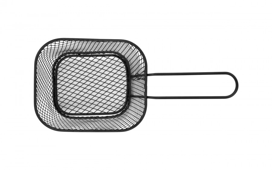 Koszyk do serwowania frytek czarny MPLCo