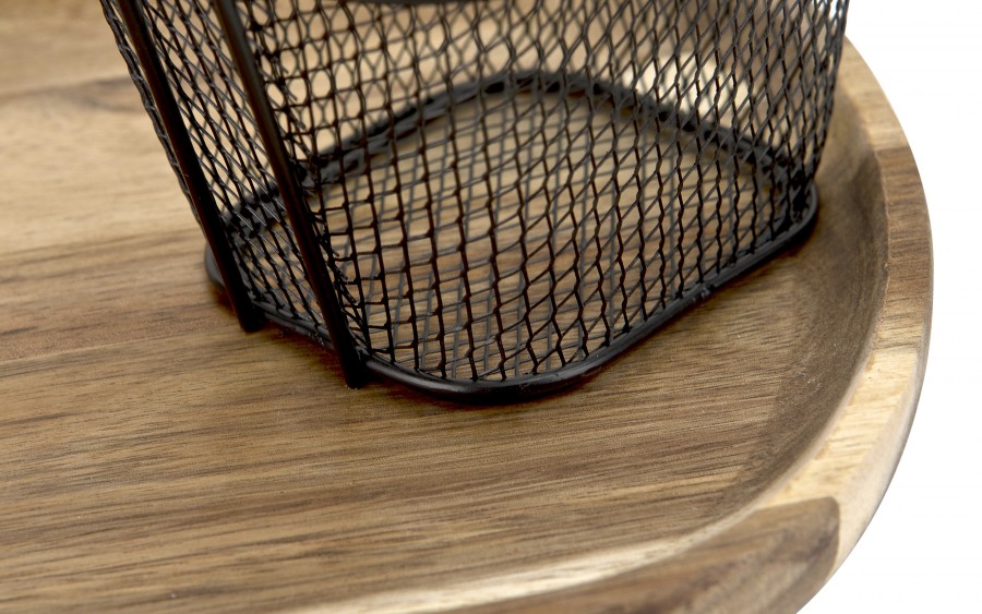 Koszyk do serwowania frytek czarny MPLCo