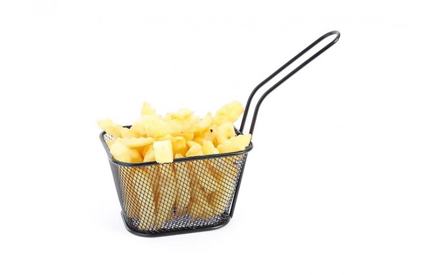 Koszyk do serwowania frytek czarny MPLCo