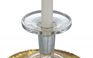 Świecznik szklany 12 cm Art-Pol 166702