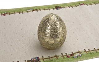 Małe złote jajko 11,5 cm