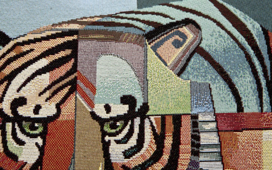 Poszewka dekoracyjna 45x45 cm Tygrys 6109 Gobelinowa Premium