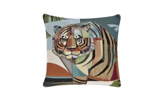 Poszewka dekoracyjna 45x45 cm Tygrys 6109 Gobelinowa Premium