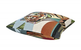 Poszewka dekoracyjna 45x45 cm Tygrys 6109 Gobelinowa Premium