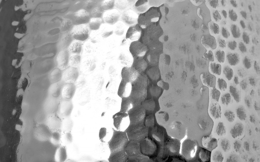 Jajko srebrne wytłaczane 12 cm małe