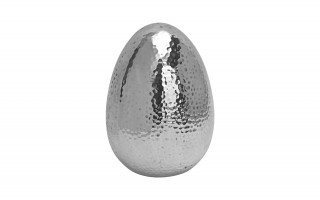 Jajko srebrne wytłaczane duże