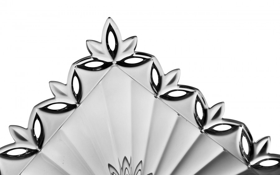 Tortownica patera kryształowa 32 cm Pierced 678850