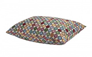 Poszewka dekoracyjna 45x45 cm Geo Kółka 003 Gobelinowa Premium