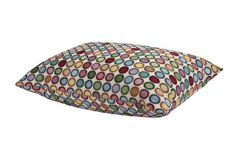 Poszewka dekoracyjna 45x45 cm Geo Kółka 003 Gobelinowa Premium