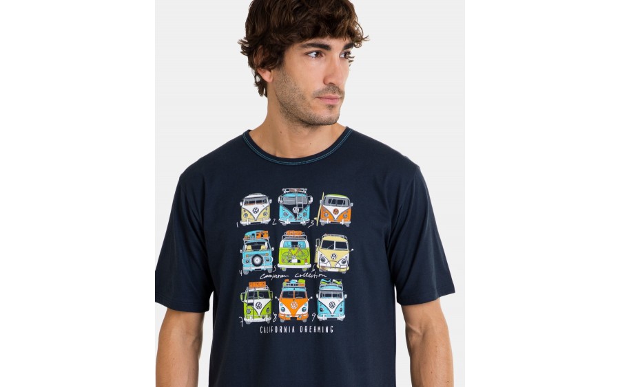 Piżama męska rozm. L P 241310 krótki rękaw Marino