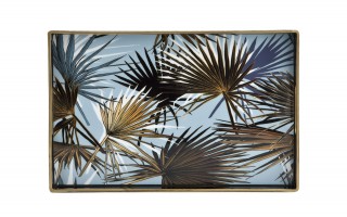 Taca dekoracyjna 40x26x3,5 cm Palmy Tulum 125262