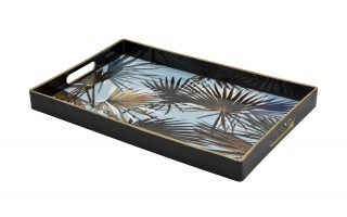 Taca dekoracyjna 40x26x3,5 cm Palmy Tulum 125262