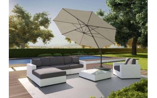 Parasol ogrodowy z regulowanym kątem nachylenia czaszy​​​​​​ Voyager T¹ Ø3m