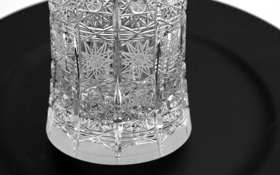 Wazon kryształowy 30,5 cm gwiazdki Bohemia Hand Made