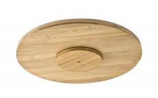 Deska obrotowa 35 cm bambusowa KH-1566