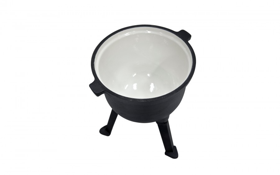 Kociołek żeliwny myśliwski Iron 8 L emaliowany