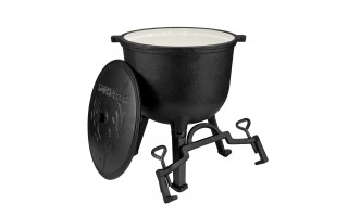 Kociołek żeliwny myśliwski Iron 8 L emaliowany