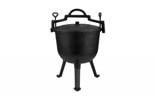 Kociołek żeliwny myśliwski Iron 8 L emaliowany