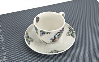 Filiżanka porcelanowa 250 ml + spodek Sowa ETNO