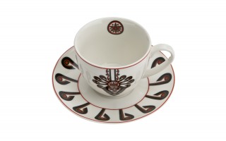 Filiżanka porcelanowa 250 ml + spodek Parzenica