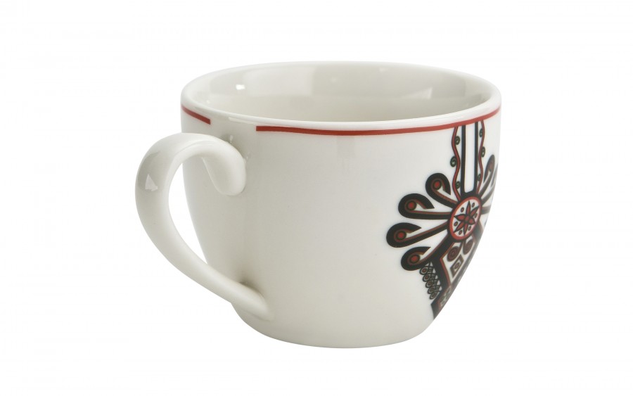 Zestaw 2 filiżanek do espresso 90 ml + spodki Parzenica