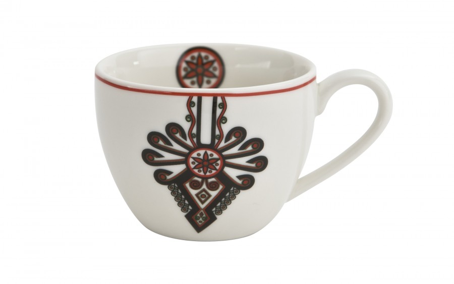 Zestaw 2 filiżanek do espresso 90 ml + spodki Parzenica