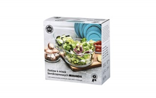 Zestaw 4 misek na żywność Miranda
