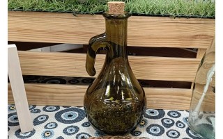 Butelka na oliwę 500ml z korkiem San Miguel zielona